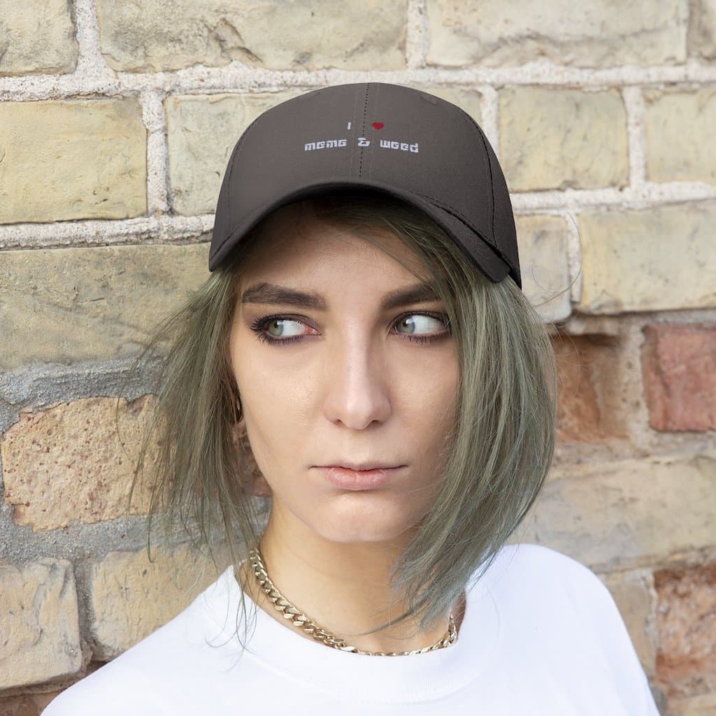 I love meme & weed caps - 2020 HKAZ Co.