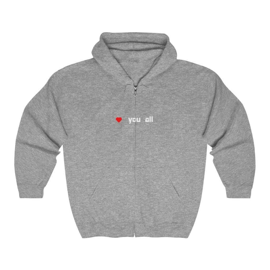 Love You All Zipped Hoodie - 2020 HKAZ Co.