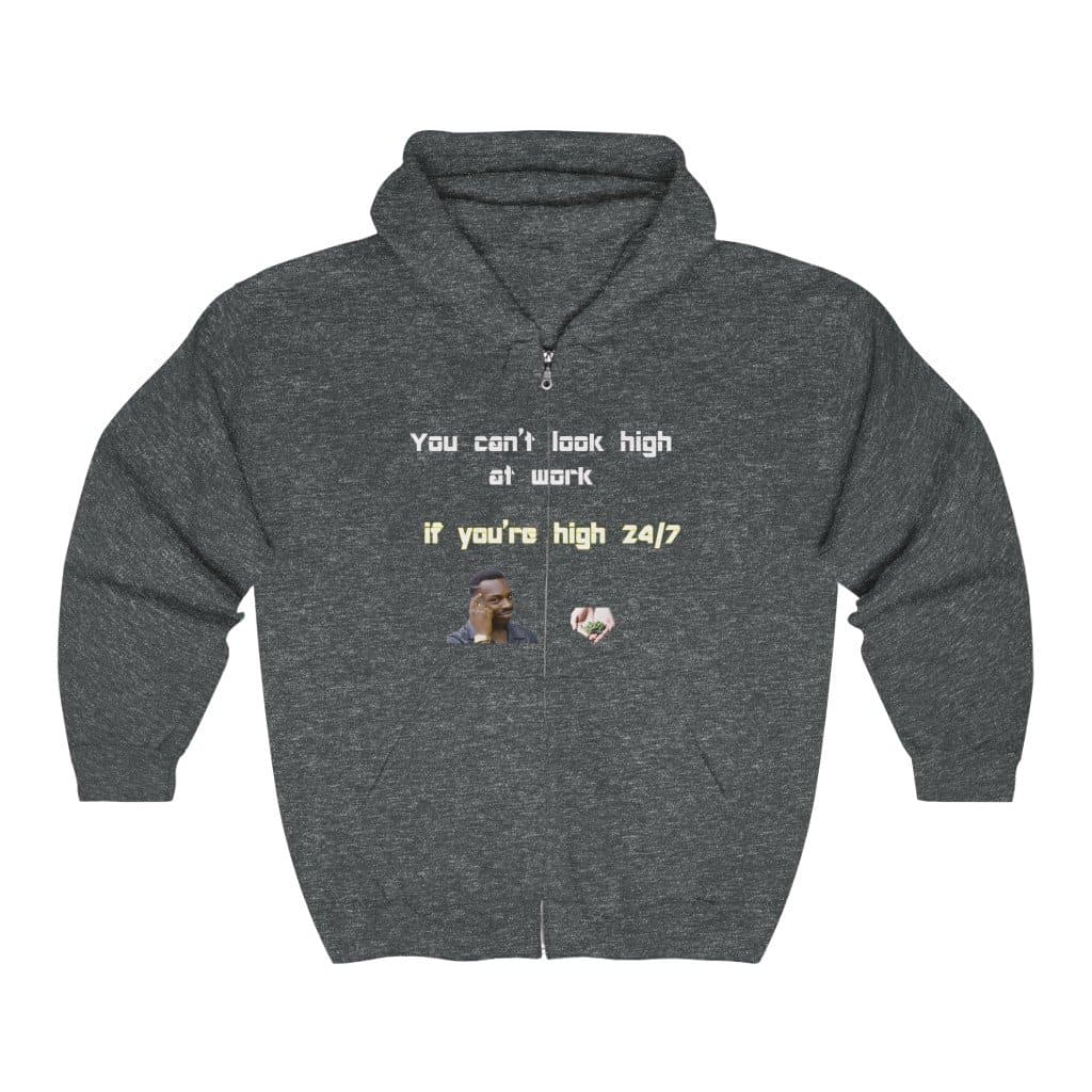 Stay High 24/7 Zipped Hoodie - 2020 HKAZ Co.
