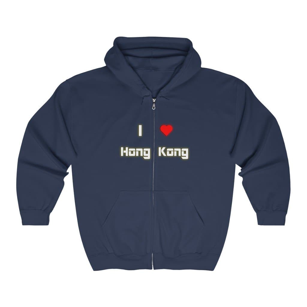 Love HK Zipped Hoodie - 2020 HKAZ Co.