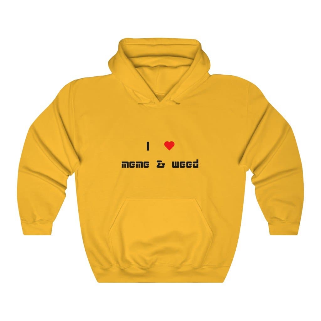 Love meme & weed Hoodie - 2020 HKAZ Co.