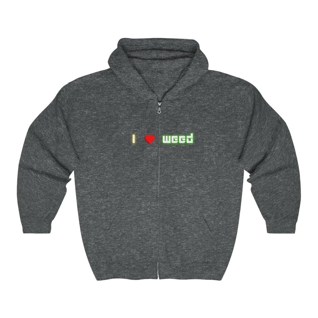 Love Weed Zipped Hoodie - 2020 HKAZ Co.