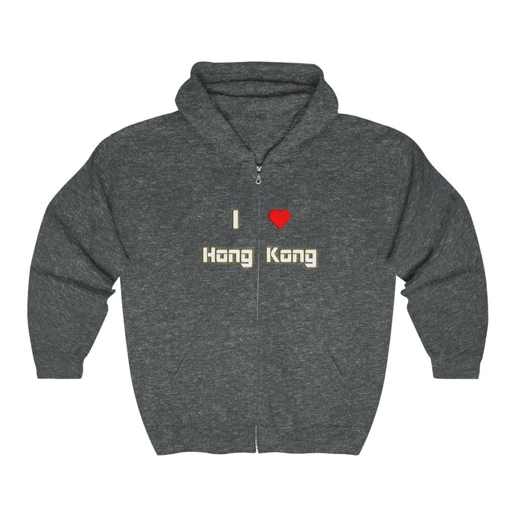 Love HK Zipped Hoodie - 2020 HKAZ Co.