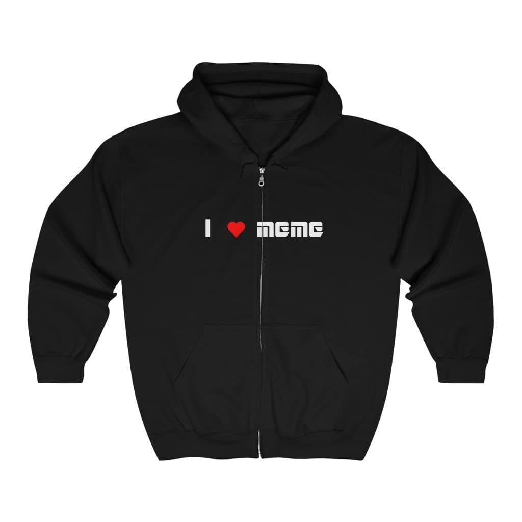 Love Meme Zipped Hoodie - 2020 HKAZ Co.