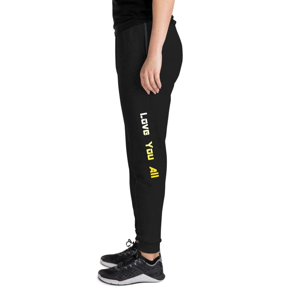 Love You All Black Joggers - 2021 HKAZ Co.