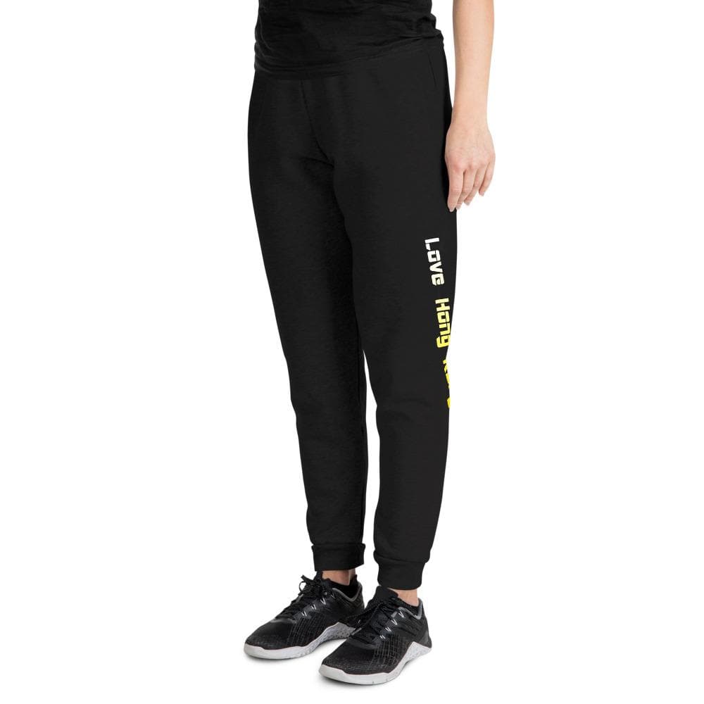 Love HK Black Joggers - 2021 HKAZ Co.