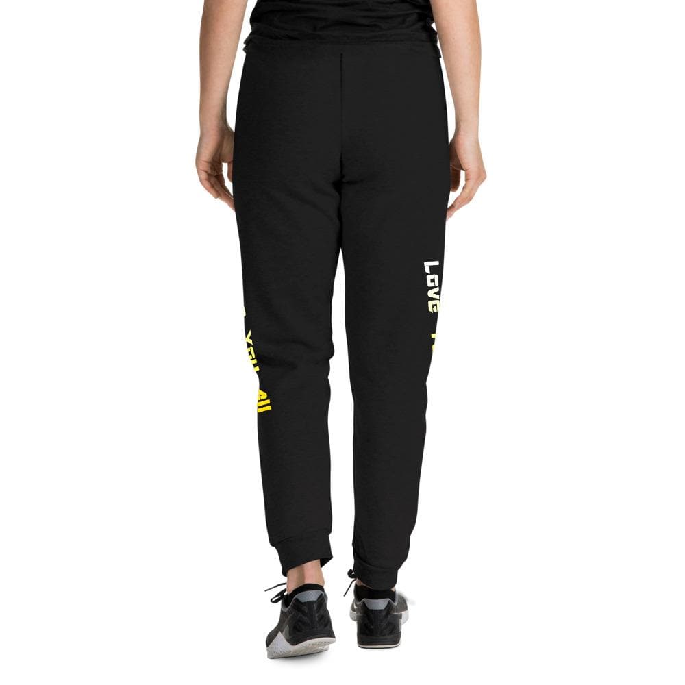 Love You All Black Joggers - 2021 HKAZ Co.