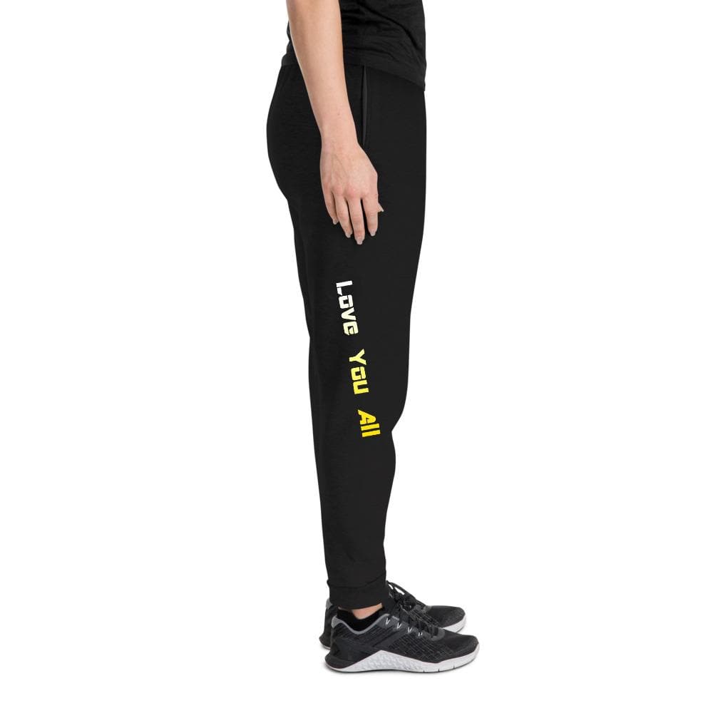Love You All Black Joggers - 2021 HKAZ Co.