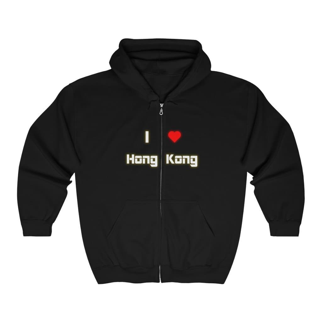 Love HK Zipped Hoodie - 2020 HKAZ Co.